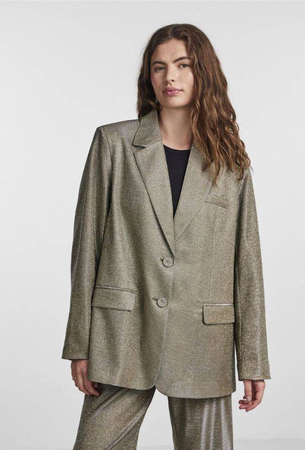 Tessie Gold Blazer New Arrivals Clothing Coats & Jackets