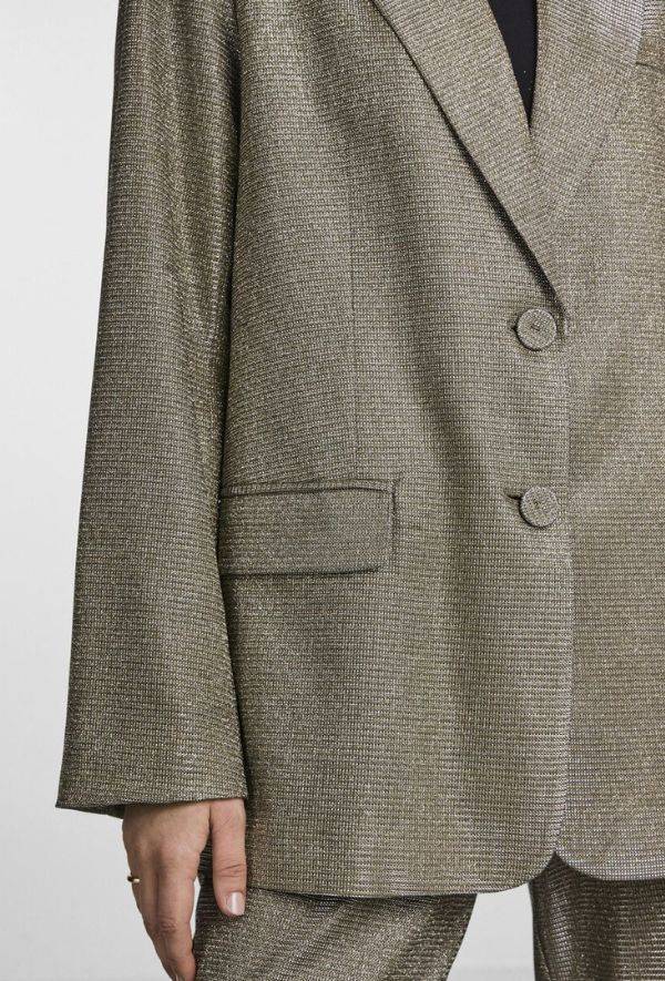 Tessie Gold Blazer New Arrivals Clothing Coats & Jackets
