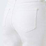 Moni Straight Leg Jeans in White New Arrivals Clothing Bottoms