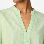 Tia Green Blouse New Arrivals Clothing Tops